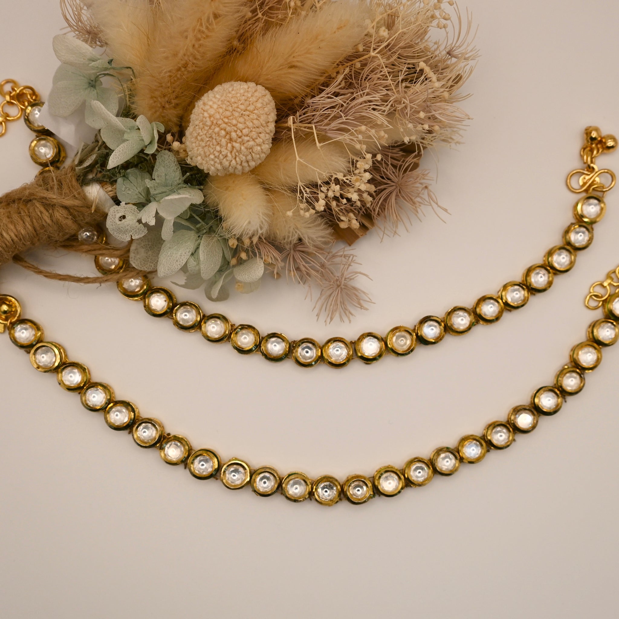 TAYLA- kundan jhanjar anklets