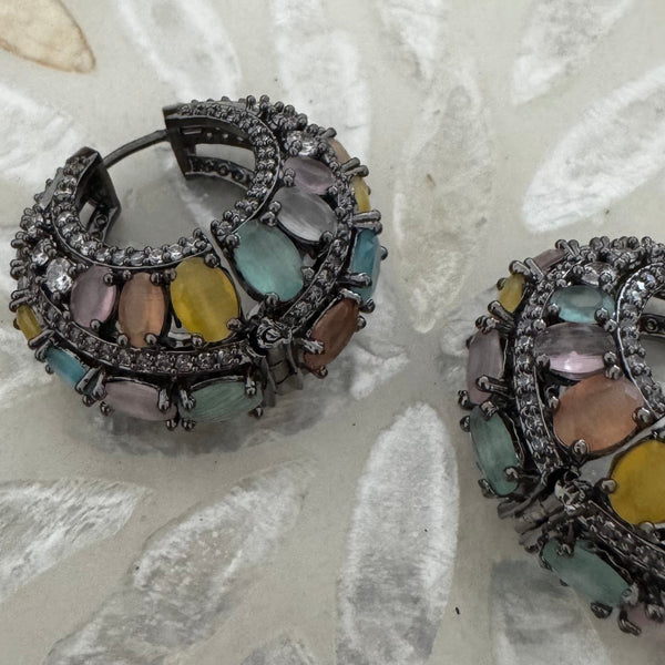 ROOSHA- chunky Bali earrings