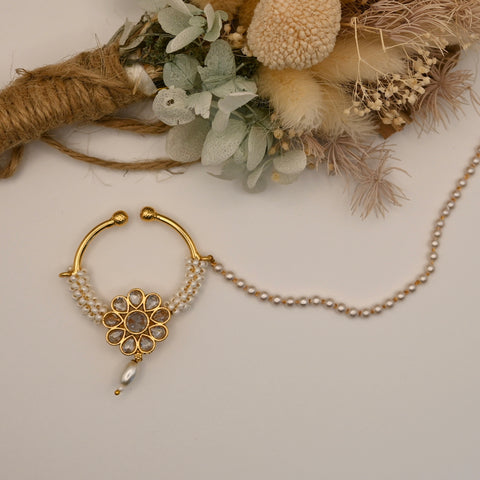 NASHU- Nath with nose chain