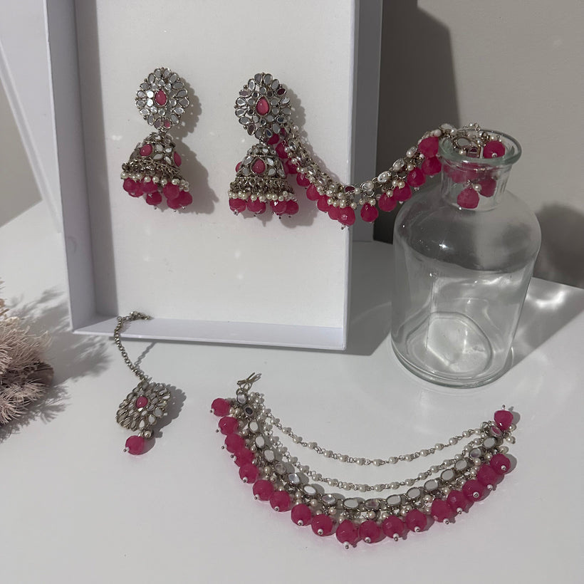 Earrings and Maangtika Sets