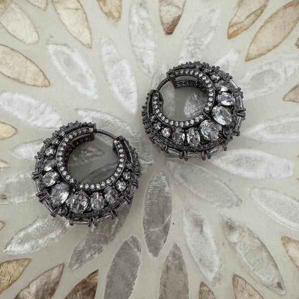 ROOSHA- chunky Bali earrings