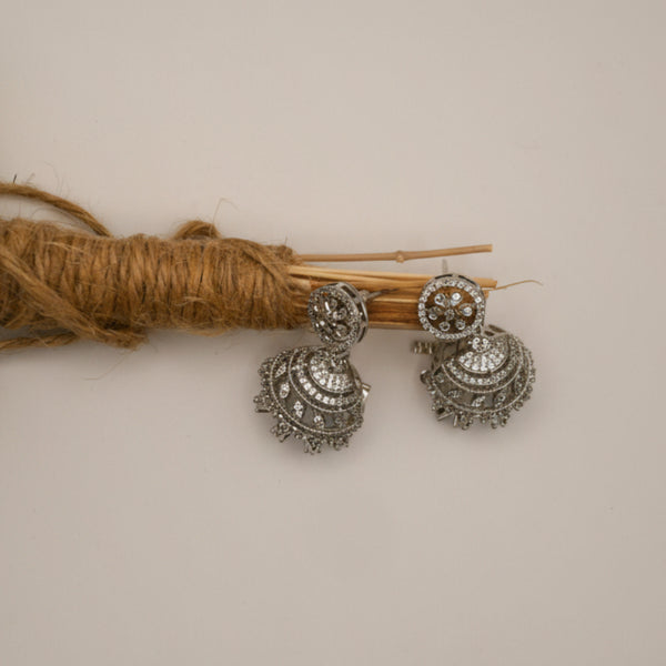 HAVANA- Cute miniature CZ jhumka earrings