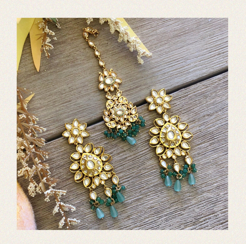 Earrings and Maangtika Sets